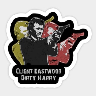 Dirty Harry Western Gun Sticker